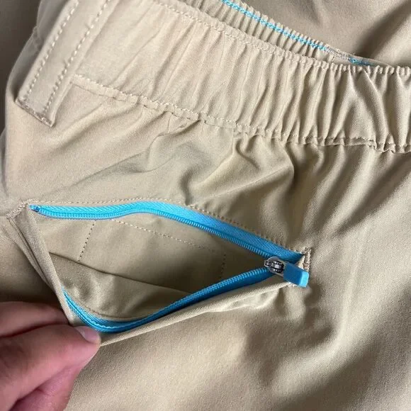 Chubbies Everywear Performance Pants Mens Large Brown Stretch Elastic Waist - Picture 9 of 16